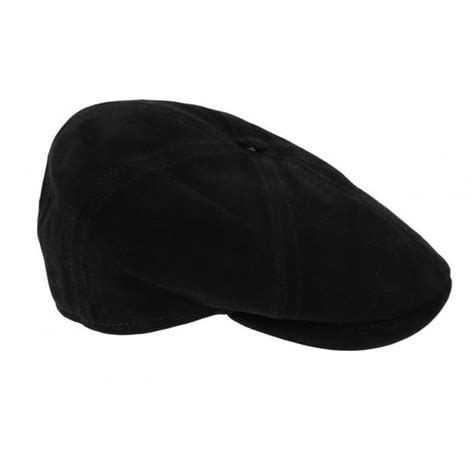 Casquette Dior Origin Cuir d'agneau noir .